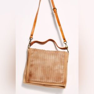 Free People Golden Valley Vegan Messenger Bag